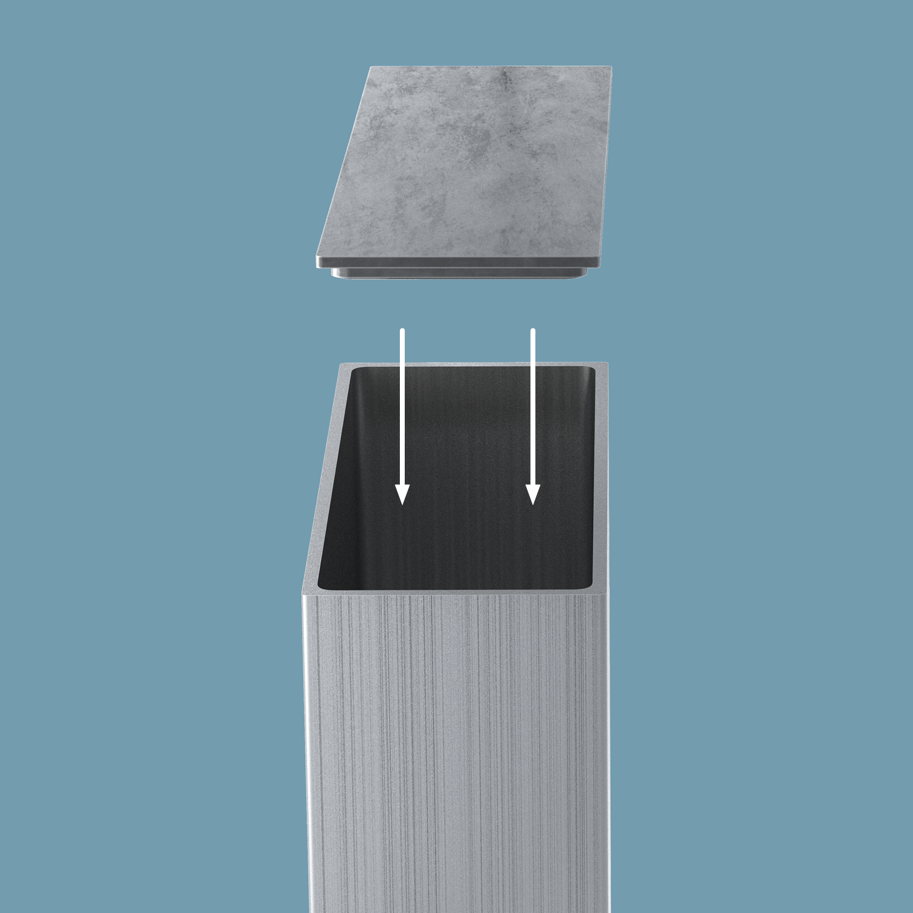 Rectangle End Cap Square5