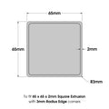 65652R3 top view