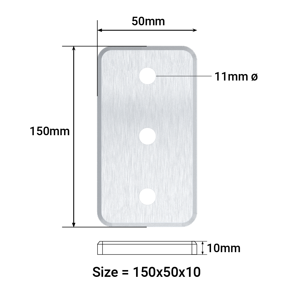 Base Plate - Rectangle