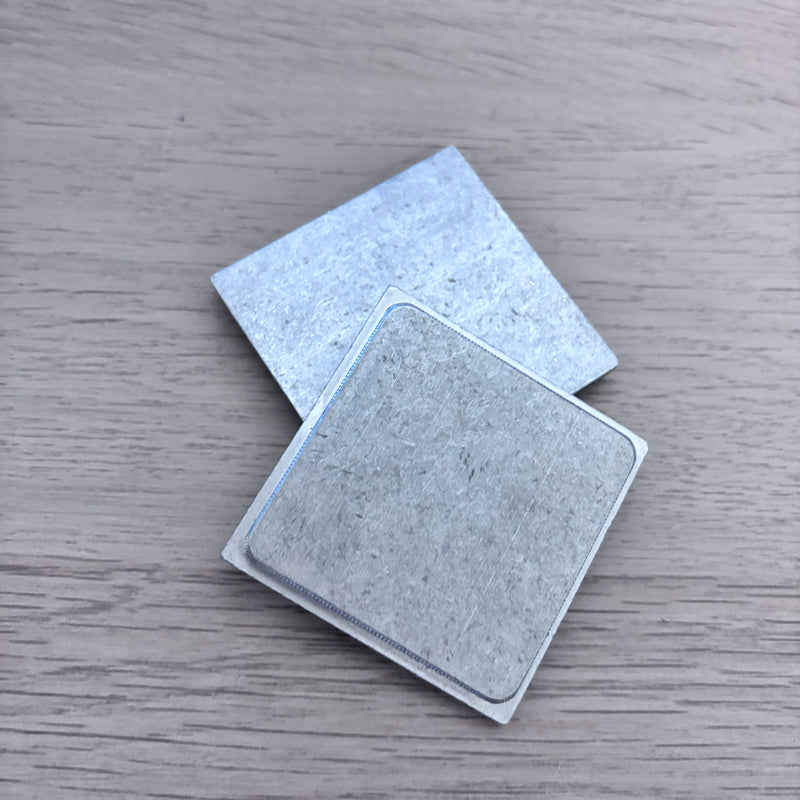 Press fit aluminium end caps