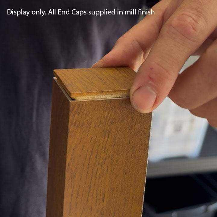 Rectangle End Cap - Square Edge
